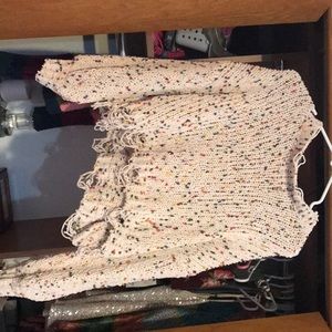 Distressed sweater